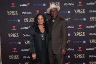 Turman with his wife Jo-Ann Allen in 2023 (Image via Leon Bennett/Getty Images)